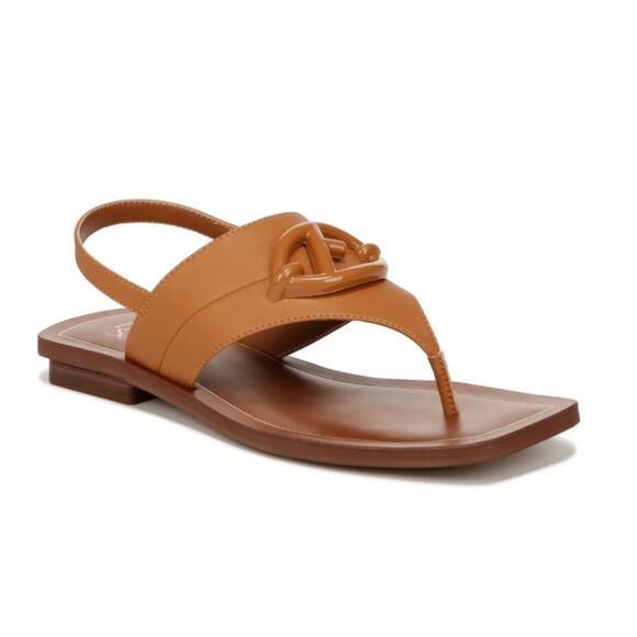 Franco Sarto Womens 9 Emmie Slingback Sandal in Tan NEW - Picture 1 of 10